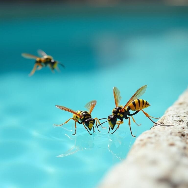 10 consejos para ahuyentar las avispas de tu piscina