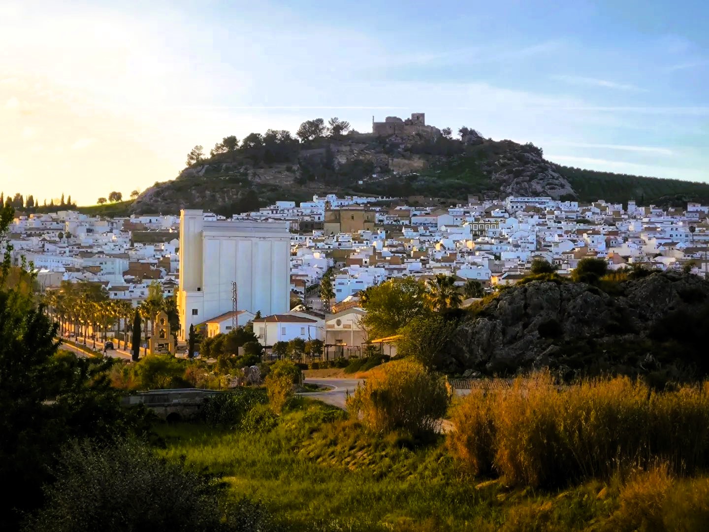 Vista panorámica del municipio de Espera en la provincia de Cádiz, Andalucía